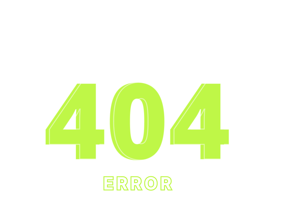 404 Error - Page Not Found